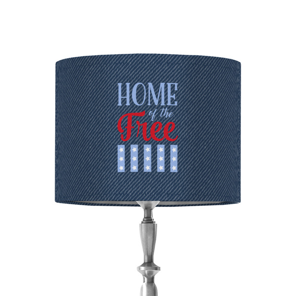 Custom American Quotes 8" Drum Lamp Shade - Fabric