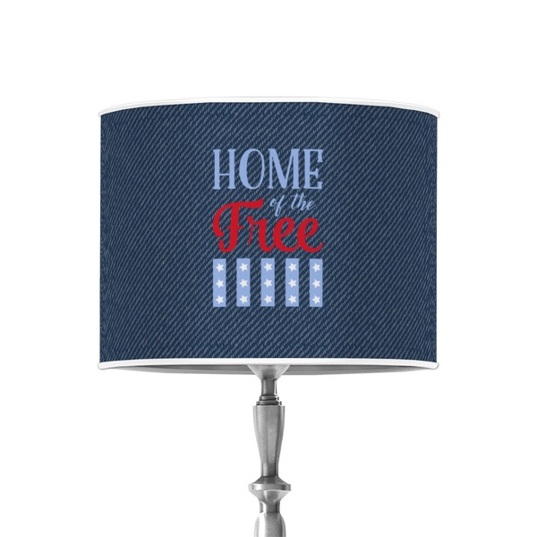 American Quotes 8" Drum Lampshade - ON STAND (Poly Film)