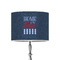 American Quotes 8" Drum Lampshade - ON STAND (Poly Film)