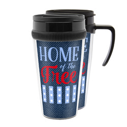 American Quotes Acrylic Travel Mug