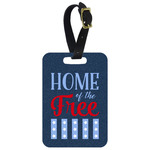 American Quotes Metal Luggage Tag