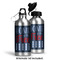 American Quotes Aluminum Water Bottle - Alternate lid options