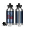 American Quotes Aluminum Water Bottle - Front and Back