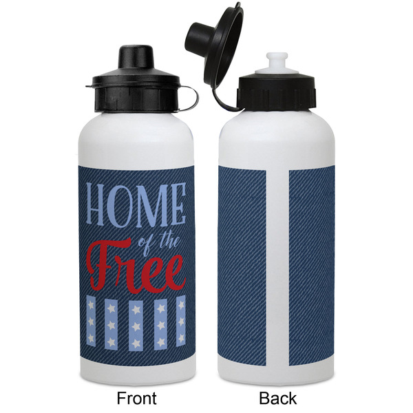 American Quotes Aluminum Water Bottle - White APPROVAL