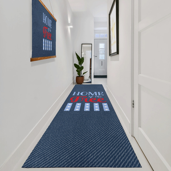 American Quotes Area Rug Sizes - In Context (vertical)