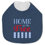 American Quotes Jersey Knit Baby Bib