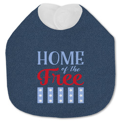 American Quotes Jersey Knit Baby Bib