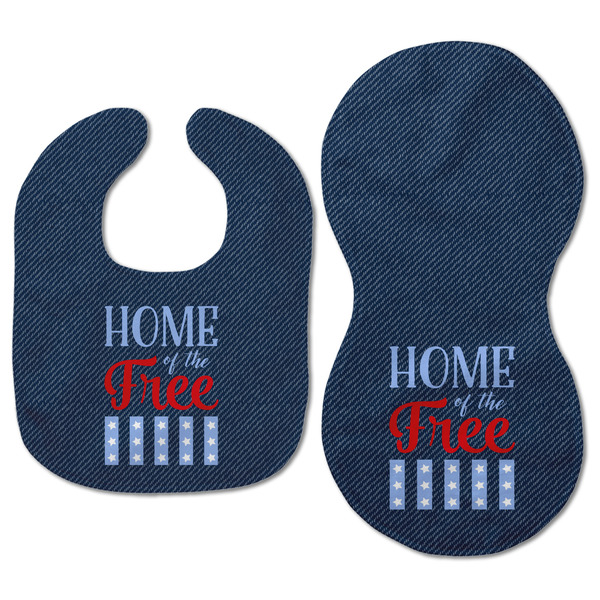 American Quotes Baby Bib & Burp Set - Approval (new bib & burp)