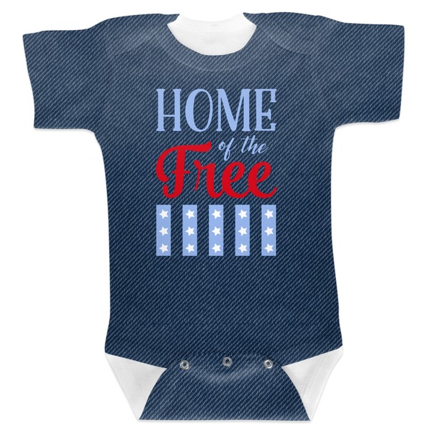 Custom American Quotes Baby Bodysuit