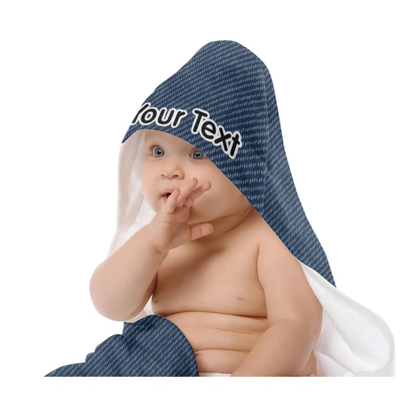 American Quotes Baby Hooded Towel on Child