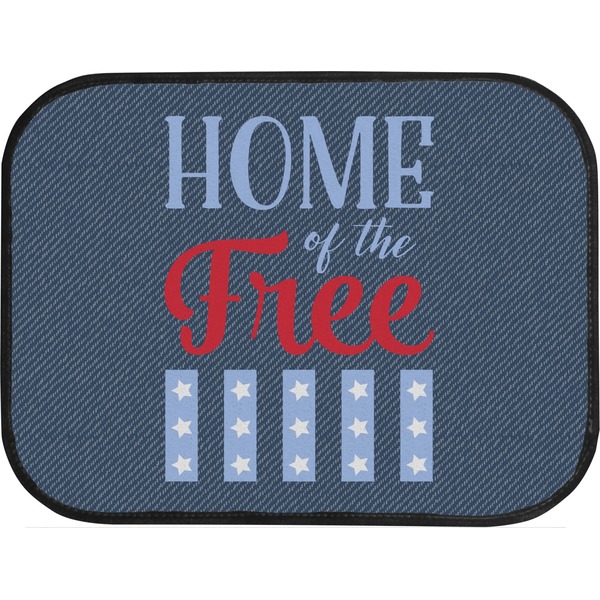 American Quotes Back Seat Car Mat