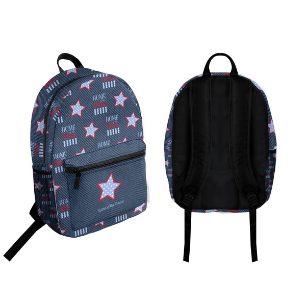 American Quotes Backpack front and back - Apvl