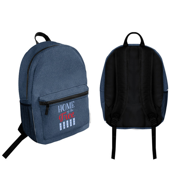 American Quotes Backpack front and back - Apvl