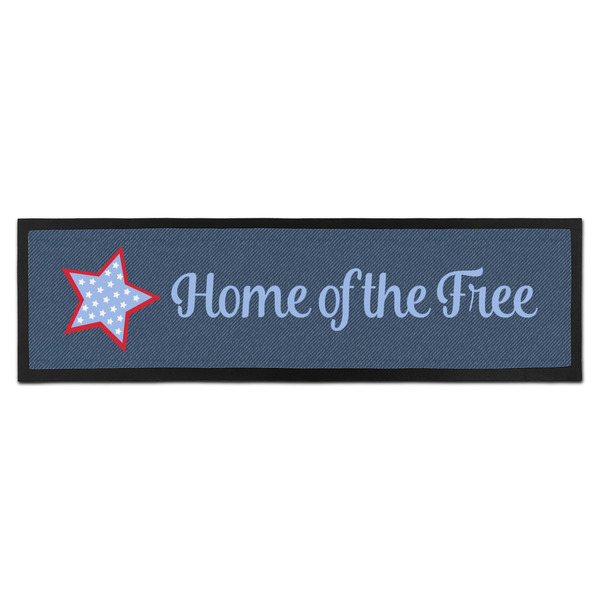 Custom American Quotes Bar Mat - Large