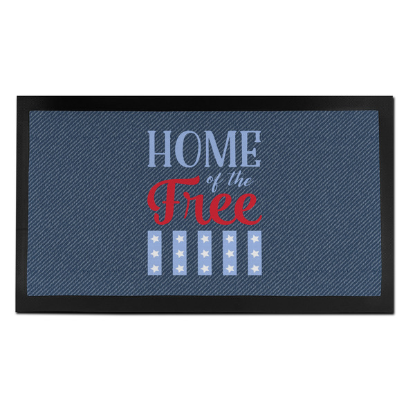 Custom American Quotes Bar Mat - Small