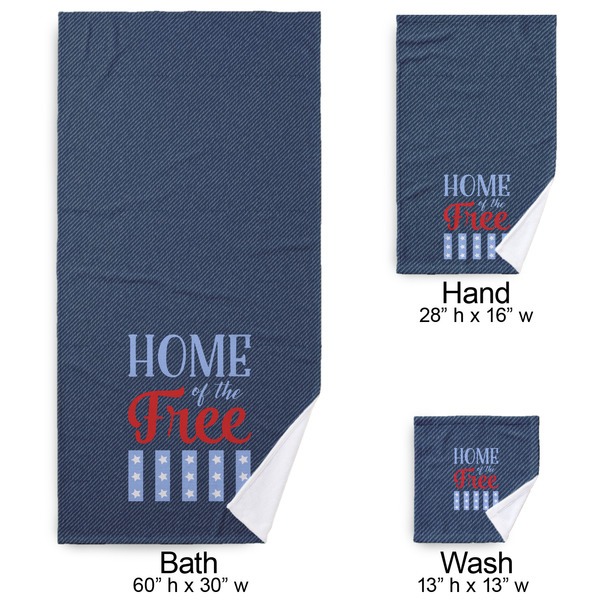 American Quotes Bath Towel Sets - 3-piece - Approval