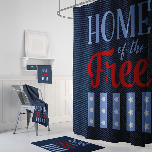 American Quotes Bath Towel Sets - 3-piece - In Context