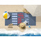 American Quotes Beach Towel Lifestyle