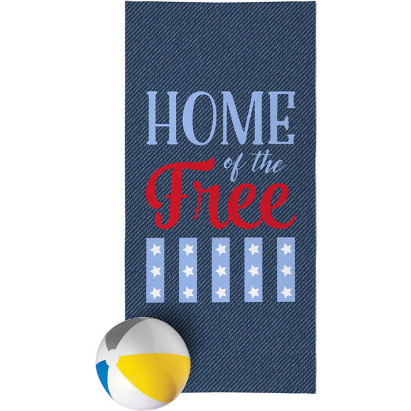 Custom American Quotes Beach Towel