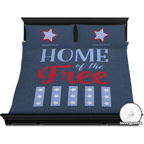 American Quotes Bedding Set (King) - Duvet
