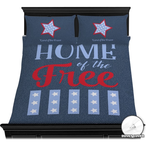 American Quotes Bedding Set (Queen) - Duvet