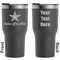 American Quotes Black RTIC Tumbler - Front and Back