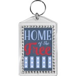 American Quotes Bling Keychain