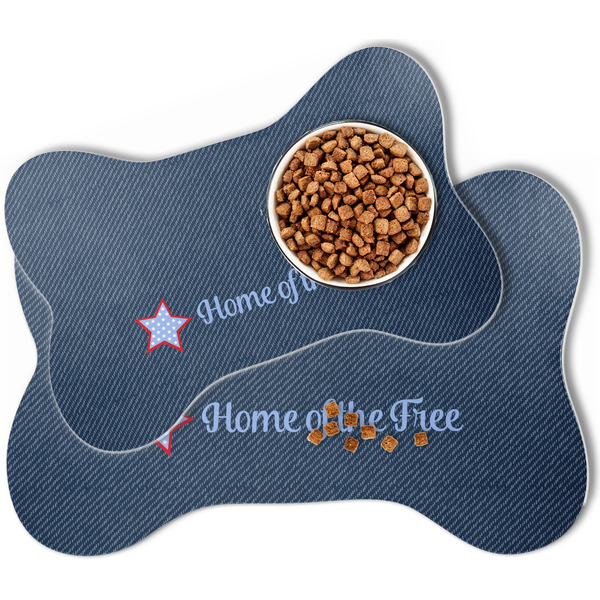 American Quotes Bone Shaped Dog Mats - MAIN