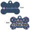 American Quotes Bone Shaped Dog Tag - Front & Back