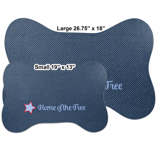 American Quotes Bone Shaped Mat Comparison