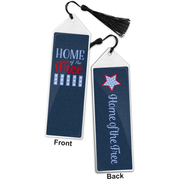 American Quotes Bookmark with tassel - Front and Back