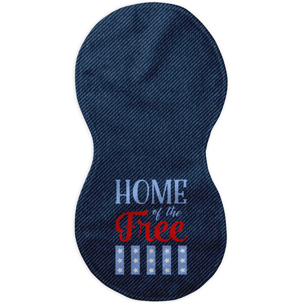 American Quotes Burp Peanut Shaped Flat