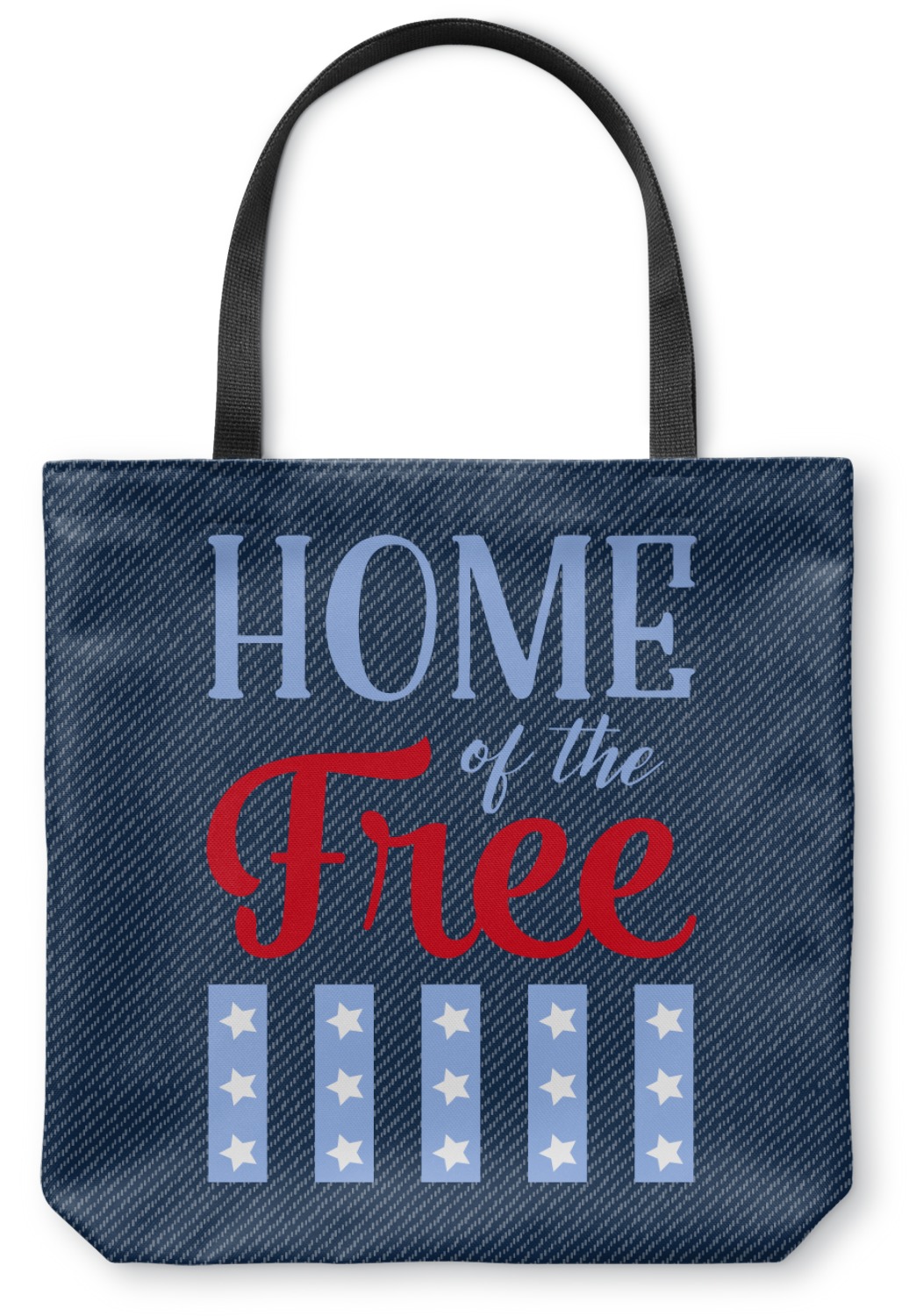American Quotes Canvas Tote Bag - Small - 13&quot;x13&quot; (Personalized) - YouCustomizeIt