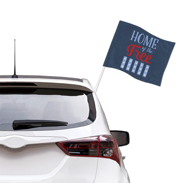 American Quotes Car Flag - Large - LIFESTYLE