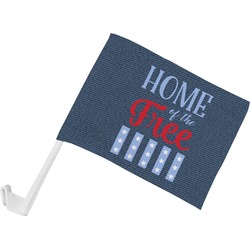 American Quotes Car Flag - Small