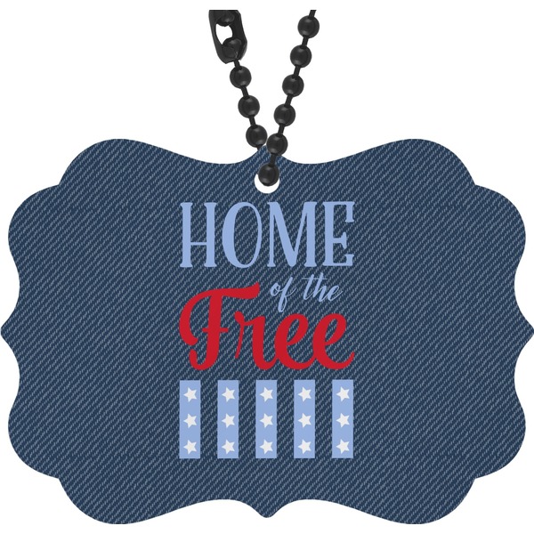 Custom American Quotes Rear View Mirror Charm (Personalized)