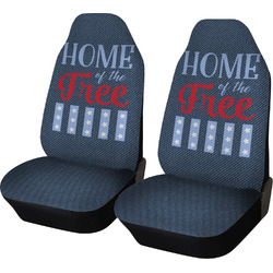 American Quotes Car Seat Covers (Set of Two)
