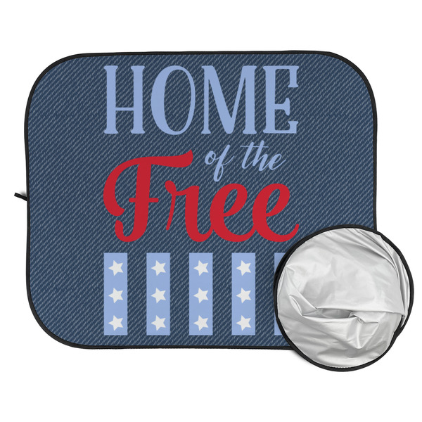 American Quotes Car Sun Shades - FOLDED & UNFOLDED