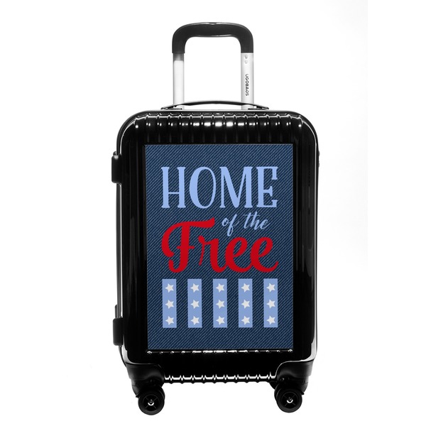 Custom American Quotes Carry On Hard Shell Suitcase