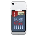American Quotes 2-in-1 Cell Phone Credit Card Holder & Screen Cleaner