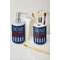 American Quotes Ceramic Bathroom Accessories - LIFESTYLE (toothbrush holder & soap dispenser)