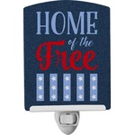 American Quotes Ceramic Night Light