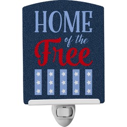 American Quotes Ceramic Night Light