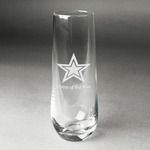 American Quotes Champagne Flute - Stemless Engraved