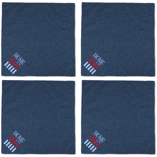 American Quotes Cloth Napkins - Personalized Dinner (APPROVAL) Set of 4