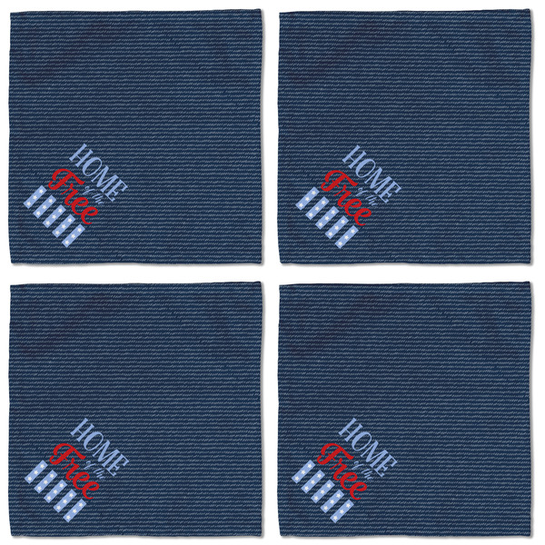 American Quotes Cloth Napkins - Personalized Lunch (APPROVAL) Set of 4