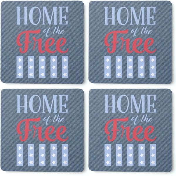 American Quotes Coaster Rubber Back - Apvl