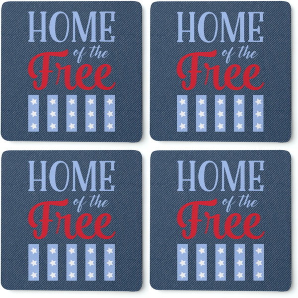 American Quotes Coaster Rubber Back - Apvl