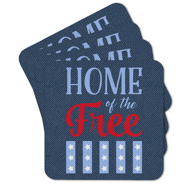 Custom American Quotes Cork Coaster - Set of 4