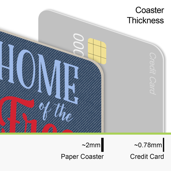 American Quotes Coaster Thickness